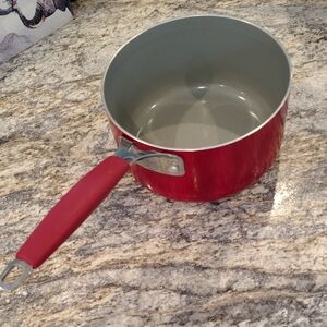 Food Network Red Non-Stick Saucepan